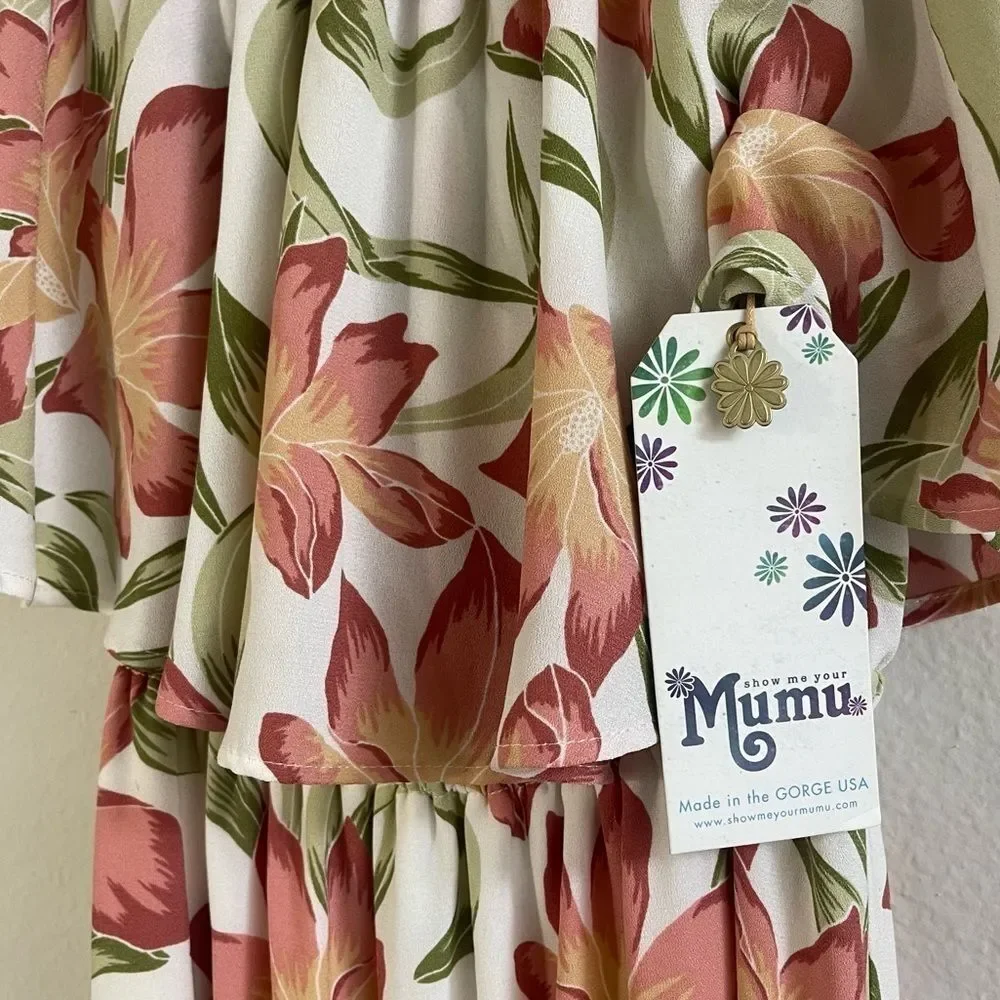 SHOW ME YOUR MUMU Hacienda Maxi Dress in Lily Lady Floral Size Small